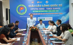 Công bố giải cầu lông quốc tế Ciputra Hanoi 2026