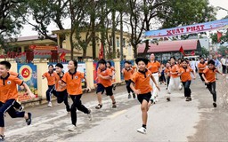 Xã Ứng Thiên tổ chức Ngày chạy Olympic