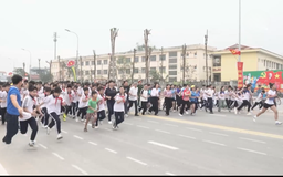 Xã Kiều Phú phát động Ngày chạy Olympic vì sức khoẻ toàn dân