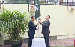 Lễ thượng cờ kỷ niệm 86 năm Quốc khánh Pakistan tại Hà Nội