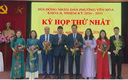 Yên Hoà tổ chức thành công kỳ họp thứ nhất HĐND phường