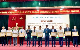 Xã Vĩnh Thanh tổng kết công tác bầu cử