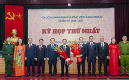 Phường Việt Hưng bầu lãnh đạo HĐND, UBND khóa mới