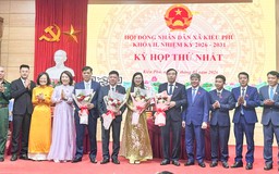 Xã Kiều Phú bầu lãnh đạo chủ chốt HĐND, UBND nhiệm kỳ mới