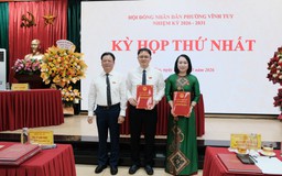 Phường Vĩnh Tuy kiện toàn bộ máy hoạt động