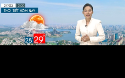 Dự báo thời tiết tối | 27/03/2026