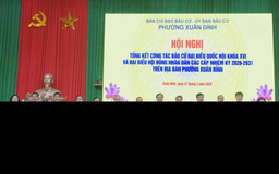 Phường Xuân Đỉnh tổng kết công tác tổ chức bầu cử