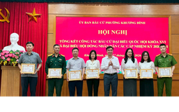Phường Khương Đình tổng kết công tác bầu cử nhiệm kỳ 2026–2031
