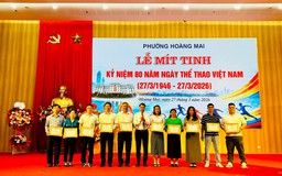 Phường Hoàng Mai kỷ niệm 80 năm truyền thống thể thao Việt Nam