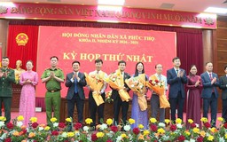 Xã Phúc Thọ bầu các chức danh HĐND, UBND nhiệm kỳ mới