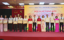 Phường Tây Mỗ tổng kết công tác bầu cử