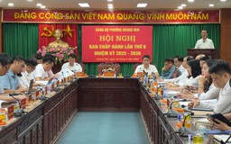 Hội nghị ban chấp hành Đảng bộ phường Hoàng Mai lần thứ 6