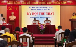 HĐND xã Đại Thanh kiện toàn các chức danh lãnh đạo chủ chốt