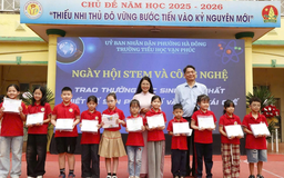 Ngày hội STEM và công nghệ trường tiểu học Vạn Phúc