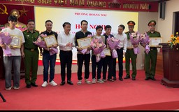 Khen thưởng các cá nhân cứu người trong vụ cháy tại 218 Lĩnh Nam