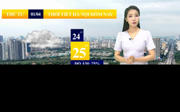 Dự báo thời tiết sáng | 01/04/2026