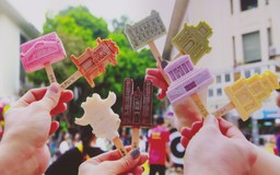 Độc đáo que kem tạo hình địa danh Hà Nội
