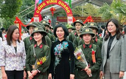 470 thanh niên khu vực số 6 lên đường nhập ngũ