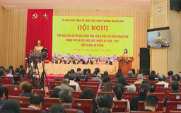 Quyết tâm thực hiện chương trình hành động cam kết trước cử tri
