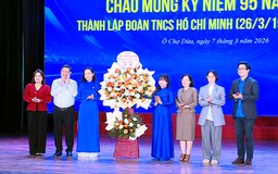 Phường Ô Chợ Dừa tuyên truyền về bầu cử cho sinh viên