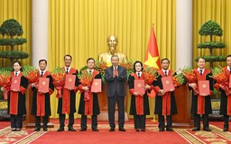 Trao quyết định bổ nhiệm Thẩm phán Tòa án nhân dân tối cao