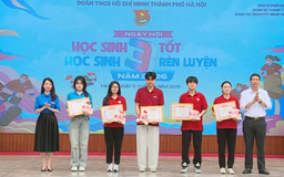 Tuyên dương 68 ‘học sinh 3 rèn luyện’, ‘học sinh 3 tốt’ cấp Thành phố