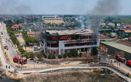 Kịp thời khống chế cháy lớn tại công ty chế biến gỗ