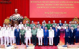Cục An ninh nội địa đón nhận danh hiệu Anh hùng lực lượng vũ trang nhân dân