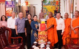 Lãnh đạo Bộ Dân tộc và Tôn giáo thăm, chúc Tết Chôl Chnăm Thmây