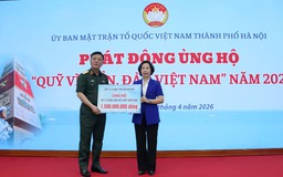 Hà Nội tiếp nhận ủng hộ Quỹ 'Vì Biển đảo Việt Nam' năm 2026
