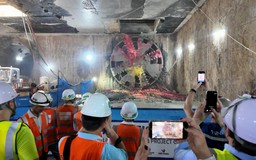 Hoàn thành khoan 4km hầm tuyến Metro Nhổn – Ga Hà Nội