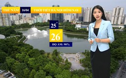 Dự báo thời tiết sáng | 16/04/2026