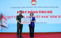 Mặt trận Hà Nội phát động ủng hộ Quỹ 'Vì biển đảo Việt Nam’ năm 2026
