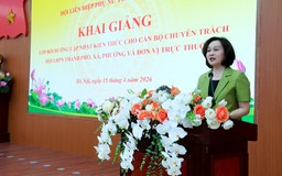 Bồi dưỡng kiến thức mới cho gần 300 cán bộ Hội phụ nữ Thủ đô