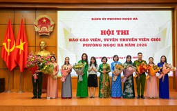Phường Ngọc Hà thi báo cáo viên, tuyên truyền viên giỏi