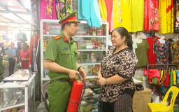 Chủ động phòng cháy tại chợ dân sinh trong mùa nắng nóng