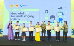 Trao giải cuộc thi ‘Học sinh với An ninh mạng 2026’