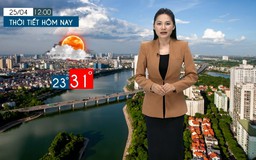 Dự báo thời tiết tối | 25/04/2026