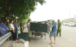 Xã Thiên Lộc giải tỏa vi phạm trên đường Võ Văn Kiệt