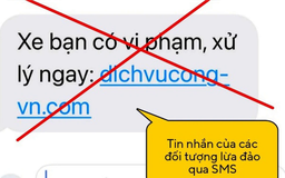 Lừa đảo 'phạt nguội' qua webside giả mạo dịch vụ công