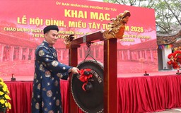 Lễ hội truyền thống đình - miếu Tây Tựu năm 2026
