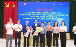 Ký kết thỏa thuận hợp tác chiến lược về chuyển đổi số