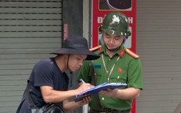 Công an phường Tương Mai đảm bảo trật tự đô thị dịp lễ