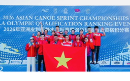 Canoeing Việt Nam giành 1 HCV giải vô địch châu Á