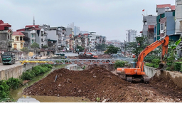 Tăng tốc hoàn thiện kênh La Khê trước mùa mưa