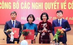 Thường trực HĐND thành phố Hà Nội công bố quyết định cán bộ