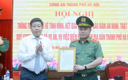 Khen thưởng Công an Thủ đô vì thành tích xuất sắc