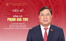 Đồng chí Phạm Gia Túc giữ chức Phó Thủ tướng Chính phủ