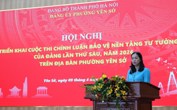 Phường Yên Sở phát động cuộc thi chính luận bảo vệ nền tảng tư tưởng của Đảng