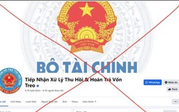 Cảnh báo giả mạo Bộ Tài chính hỗ trợ lấy lại tiền bị lừa